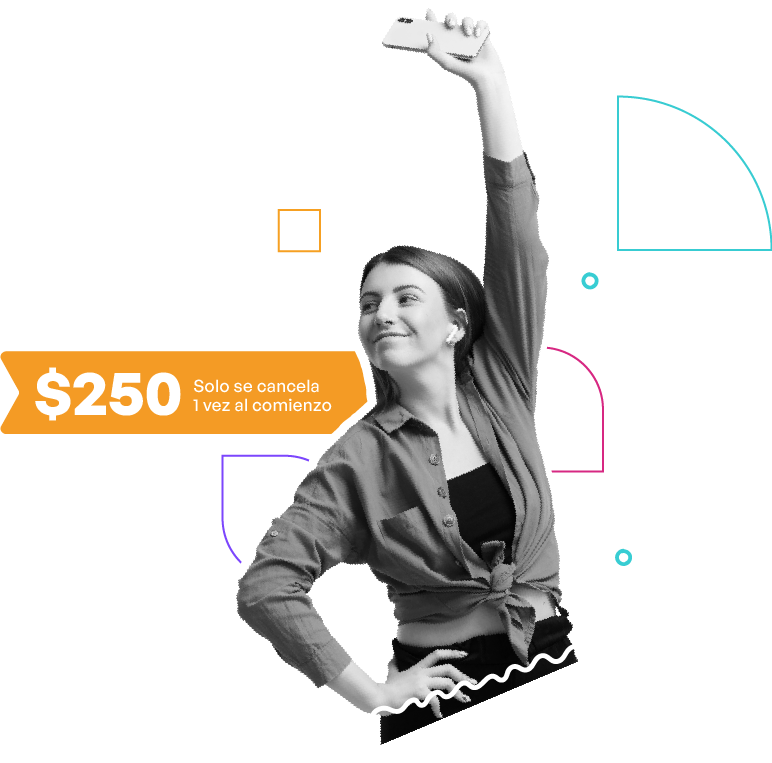 $250 Solo se cancela 1 vez al comienzo